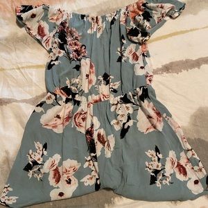 Off the shoulder romper